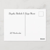 Daysha Nichole & Paige Marie, Postcard Postkarte (Rückseite)