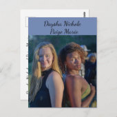 Daysha Nichole & Paige Marie, Postcard Postkarte (Vorne/Hinten)