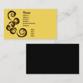 Daystorm - Gelb Visitenkarte (Vorne/Hinten)