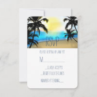 Daytime Beach & Palm Trees Beach Hochzeit UAWG
