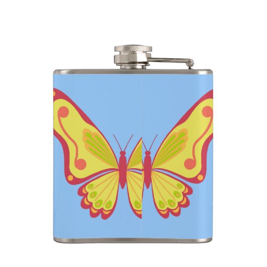 Daytime Butterfly Flachmann (Rückseite)