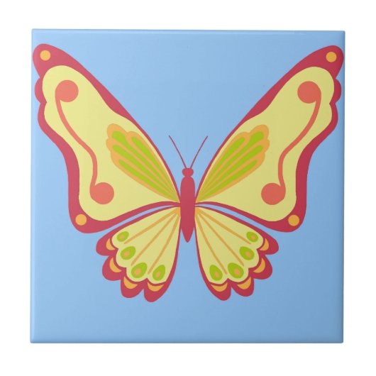 Daytime Butterfly Fliese (Vorderseite)