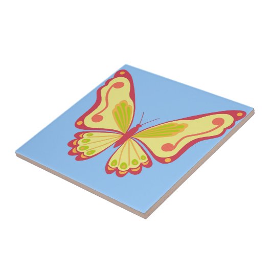 Daytime Butterfly Fliese (Seite)