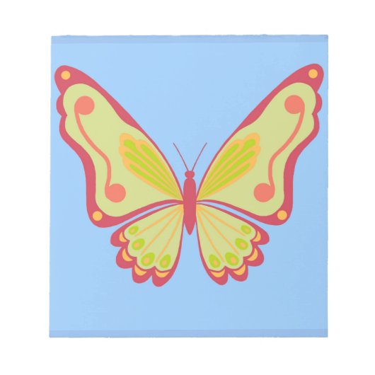 Daytime Butterfly Notizblock (Vorderseite)