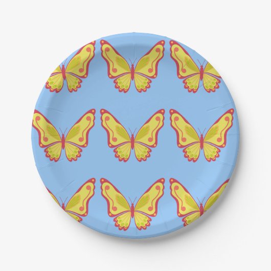 Daytime Butterfly Pappteller (Vorderseite)