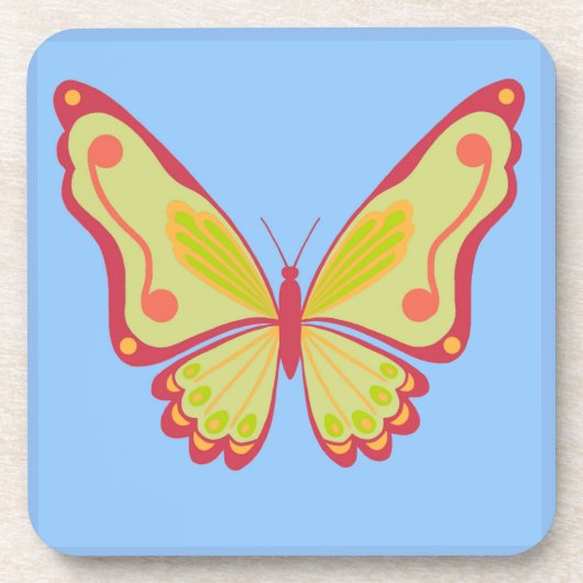 Daytime Butterfly Untersetzer (Vorderseite)