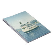 Daytime Ferry Christmas Card Notizblock (Rechte Seite)
