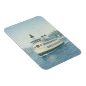 Daytime Ferry Weihnachten Magnet (Rechte Seite)