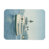 Daytime Ferry Weihnachten Magnet (Horizontal)