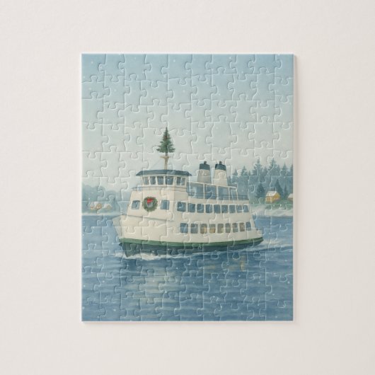 Daytime Ferry Weihnachten Puzzle (Vertikal)