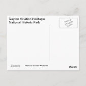 Dayton Aviation Heritage Postkarte (Rückseite)