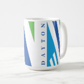 Dayton Flag Kaffee Tasse (VorderseiteRechts)