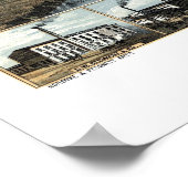 Dayton, OH Panorama Karte - 1870 Poster (Ecke)