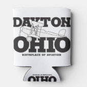 Dayton Ohio Art Geburtsort von Luftfahrt Dosenkühler (Rückseite)