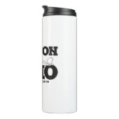 Dayton Ohio Art Geburtsort von Luftfahrt Thermosbecher (Nach rechts gedreht)