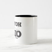 Dayton Ohio Art Geburtsort von Luftfahrt Zweifarbige Tasse (Mittel)