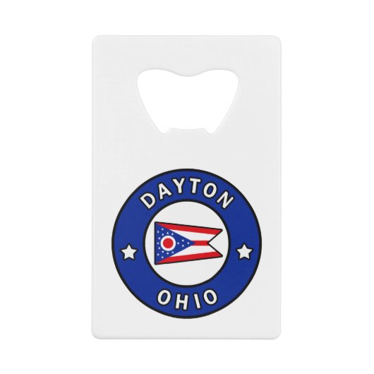 Dayton Ohio Geldbeutel Flaschenöffner (Vorderseite)