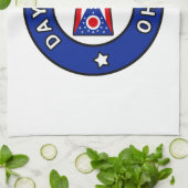 Dayton Ohio Geschirrtuch (Gefaltet)