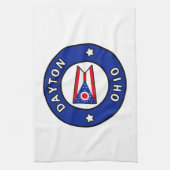 Dayton Ohio Geschirrtuch (Vertikal)