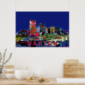Dayton, Ohio in Graffiti Poster (Küche)