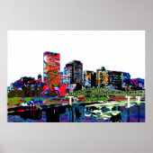 Dayton, Ohio in Graffiti Poster (Vorne)