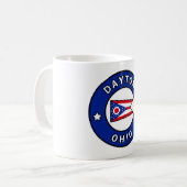 Dayton Ohio Kaffeetasse (Vorderseite Links)