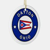 Dayton Ohio Keramik Ornament (Rechts)