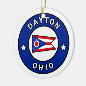Dayton Ohio Keramik Ornament (Links)