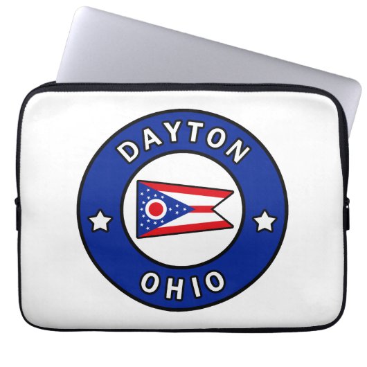 Dayton Ohio Laptopschutzhülle (Vorderseite)