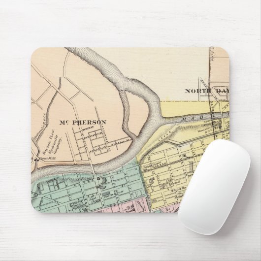 Dayton, Ohio Mousepad (Mit Mouse)
