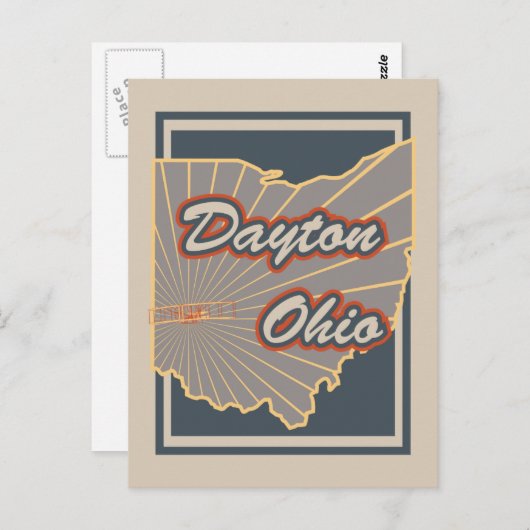 Dayton, Ohio Postcard - Travel Postcard v2 Postkarte (Vorne/Hinten)