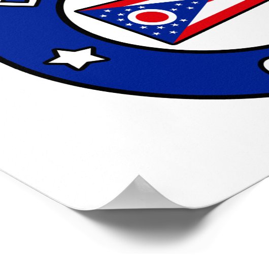 Dayton Ohio Poster (Ecke)