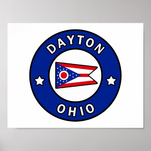 Dayton Ohio Poster (Vorne)