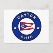 Dayton Ohio Postkarte (Vorderseite)