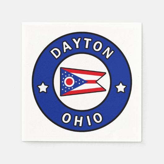 Dayton Ohio Serviette (Vorderseite)