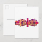 Dayton Ohio Skyline Feiertagspostkarte (Vorne/Hinten)