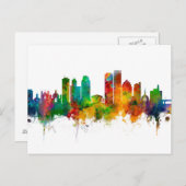 Dayton Ohio Skyline Postkarte (Vorne/Hinten)
