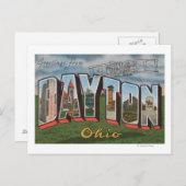 Dayton, Ohio (Wright Brothers Flugzeug) Postkarte (Vorne/Hinten)