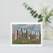 Dayton, Ohio (Wright Brothers Flugzeug) Postkarte (Stehend Vorderseite)