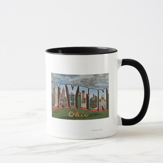 Dayton, Ohio (Wright Brothers Flugzeug) Tasse (Rechts)