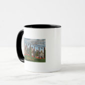 Dayton, Ohio (Wright Brothers Flugzeug) Tasse (Vorderseite Links)