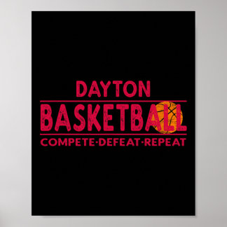 Dayton Sketll - Wetteifern Besiegen Wiederholen  Poster