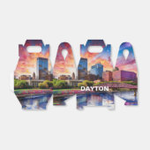 Dayton Skyline Abstrakt Art Geschenkschachtel (Ungefaltet)