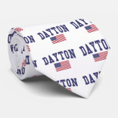 Dayton US Flag Krawatte (Gerollt)