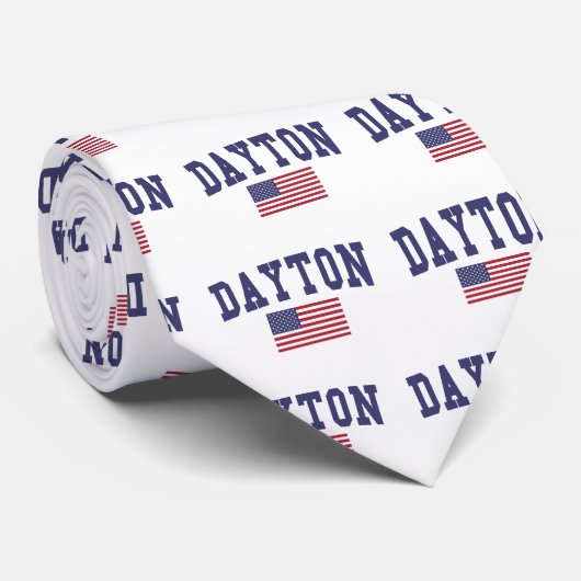 Dayton US Flag Krawatte (Gerollt)
