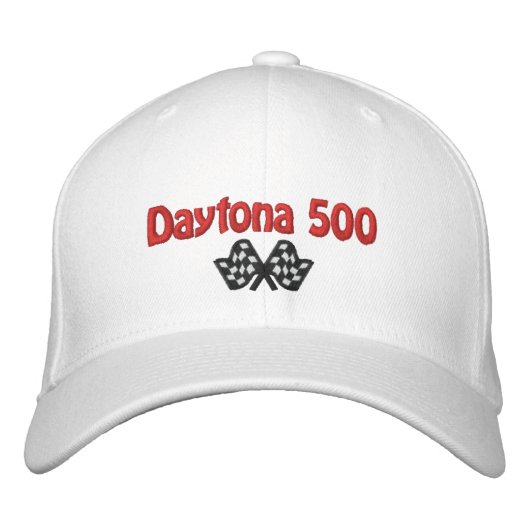 Daytona 500 Racing Cap Bestickte Kappe (Vorderseite)