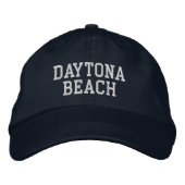 Daytona Beach bestickt mit Florida Baseballhut Bestickte Baseballkappe (Vorderseite)