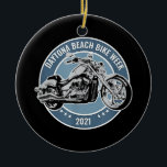 Daytona Beach Bike Week 2021 Keramik Ornament<br><div class="desc">Daytona Beach Bike Week 2021</div>