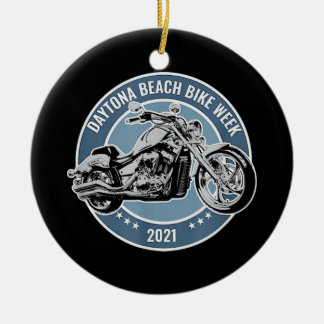 Daytona Beach Bike Week 2021 Keramik Ornament