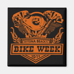 Daytona Beach Bike Week Motor 2 Magnet